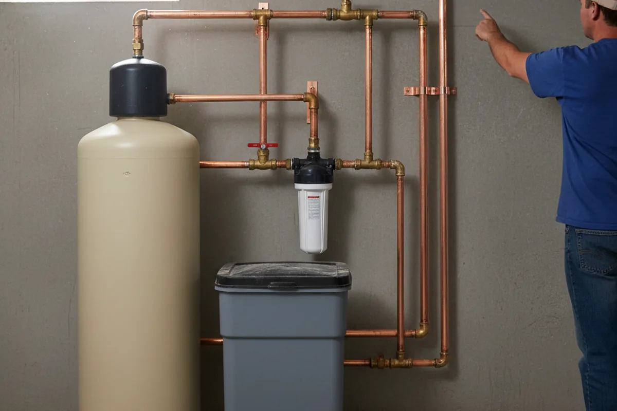 Whole-house water treatment system installed in Eastern